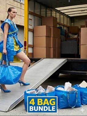 IKEA Frakta Bags 4 Bags included, New